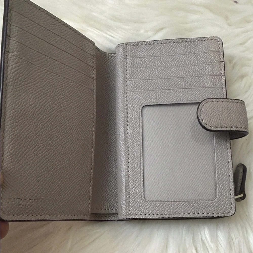 Coach Taupe Leather Men's Wallet
